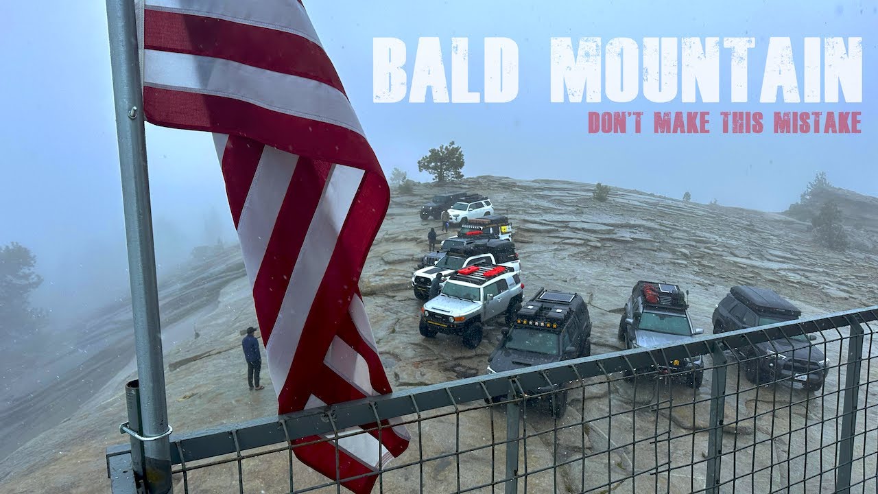 Thrilling Winter Expedition: Off-Roading Bald Mountain Amidst Rain, Hail, Snow and Wind!