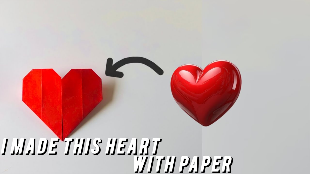Fold paper in half, fold corners down, flip and shape.