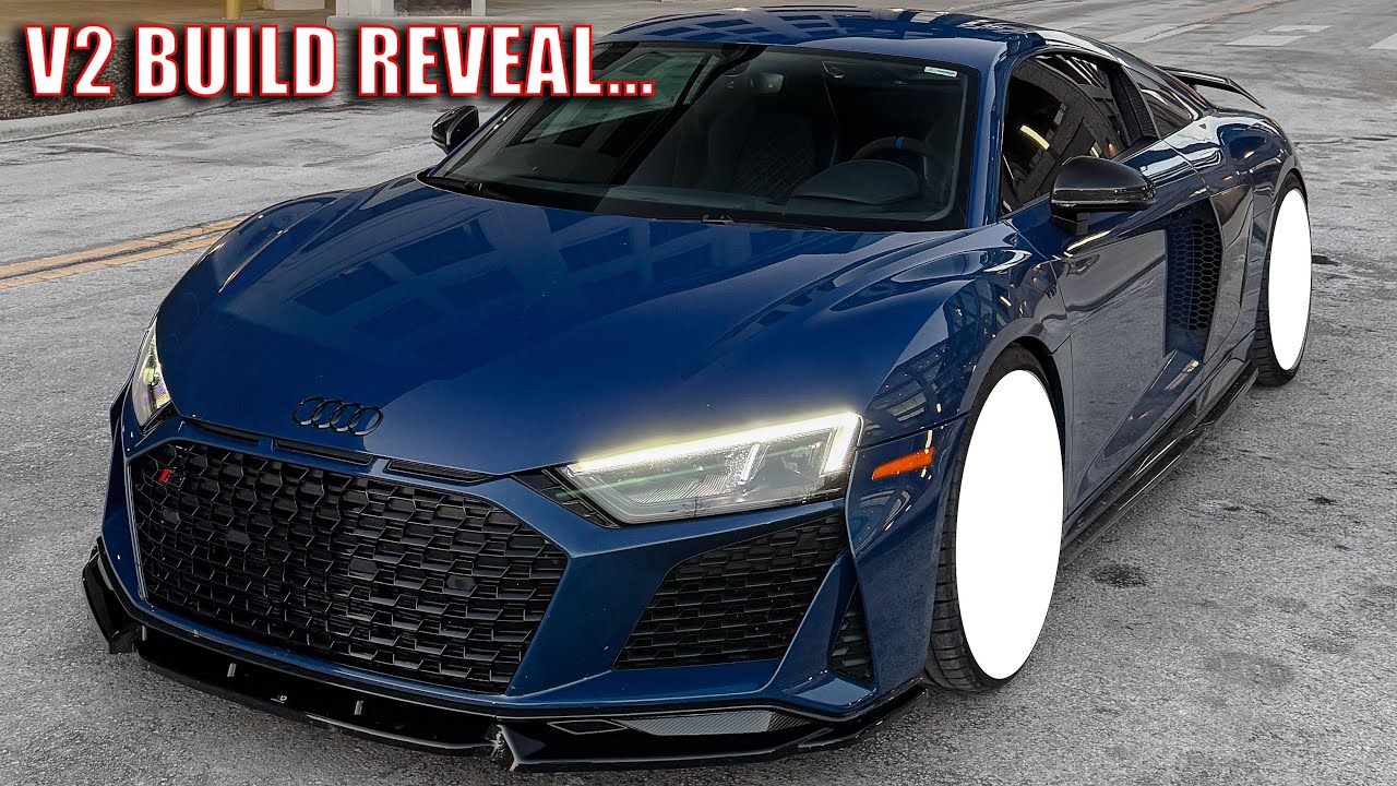 INSTALLING A NEW SET OF WHEELS ON MY AUDI R8 PERFORMANCE (V2 REVEAL)...