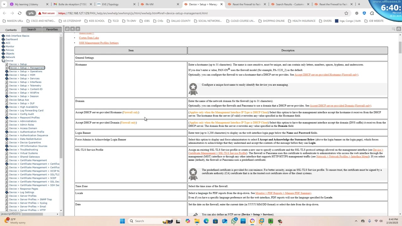 Best Practices pour sécuriser l'interface de management du Parfeu Palo Alto NGFW