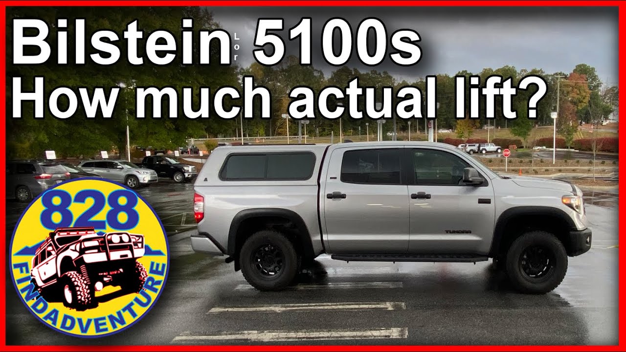 Какой реальный подъём с Bilstein 5100 на максимальной настройке? Toyota Tundra