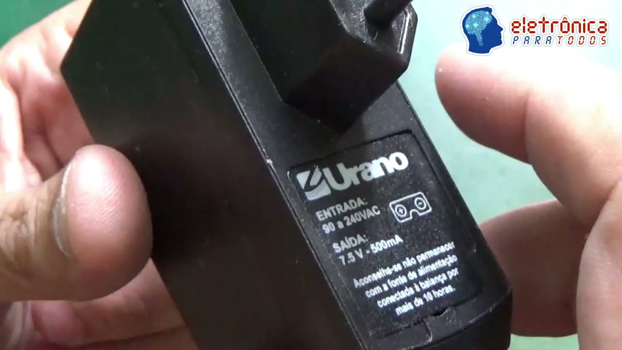 CONSERTO DO CARREGADOR DA BALANÇA URANO