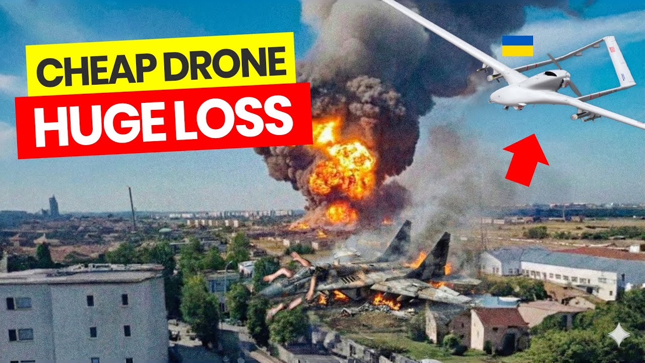 Украина перехитрила Путина: удар беспилотника стоимостью 300 000 долларов уничтожил российскую ба...