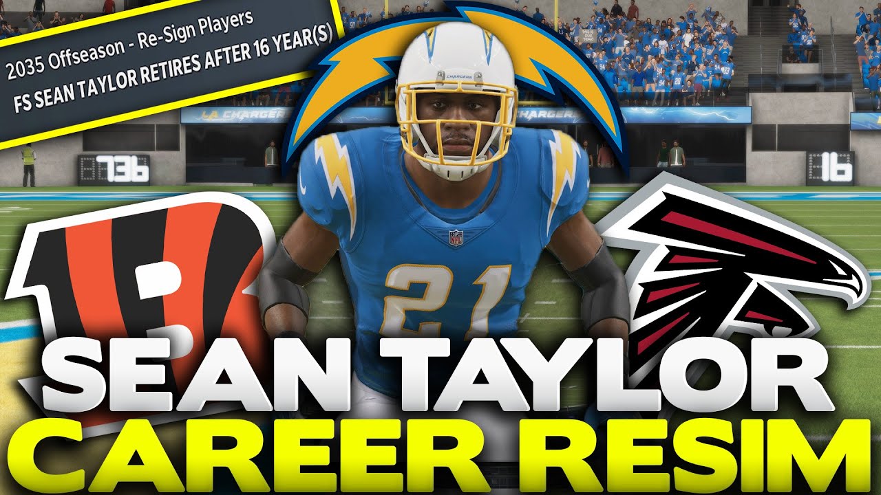 Sean Taylor Career Re-Simulation! Sean Taylor Plays For 16 Seasons! Madden 21 Franchise Experiment