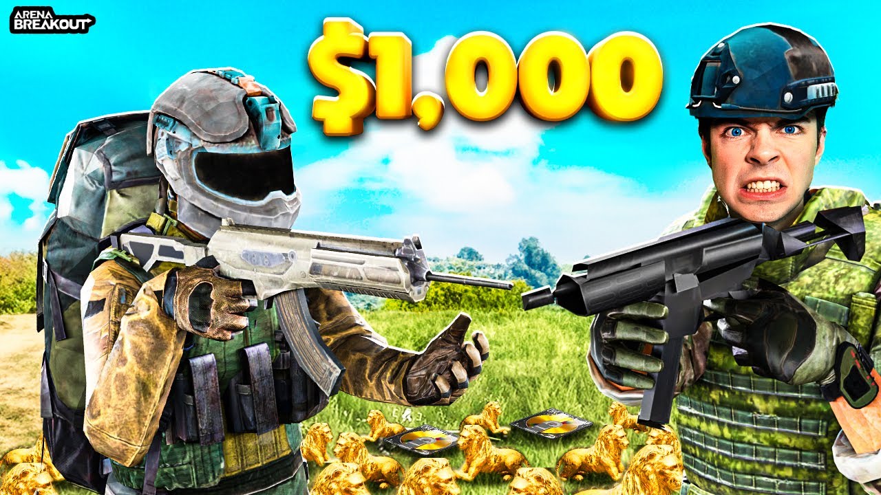 I Challenged a Youtuber to a $1,000 Loot Race in Arena Breakout...