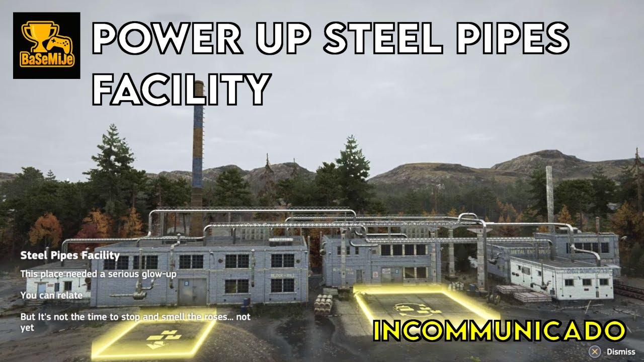 Roadcraft | Commission the Steel Pipes Factory Facility - Operation Incommunicado