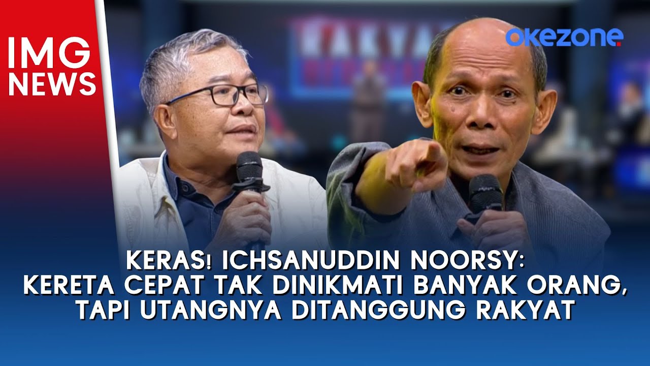 Keras! Ichsanuddin Noorsy: Kereta Cepat Tak Dinikmati Banyak Orang, Tapi Utangnya Ditanggung Rakyat