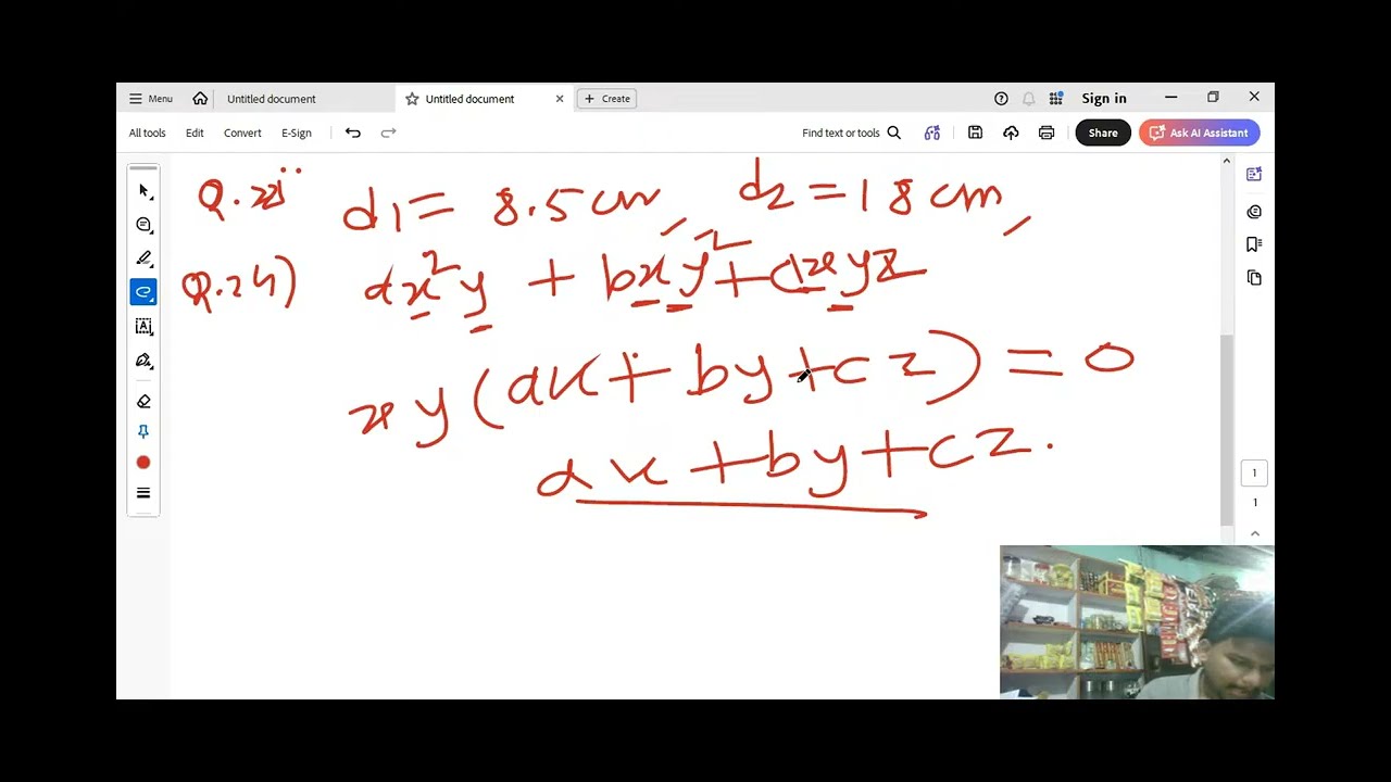 CLASS 8TH MATH PAPER SOLUTION 2