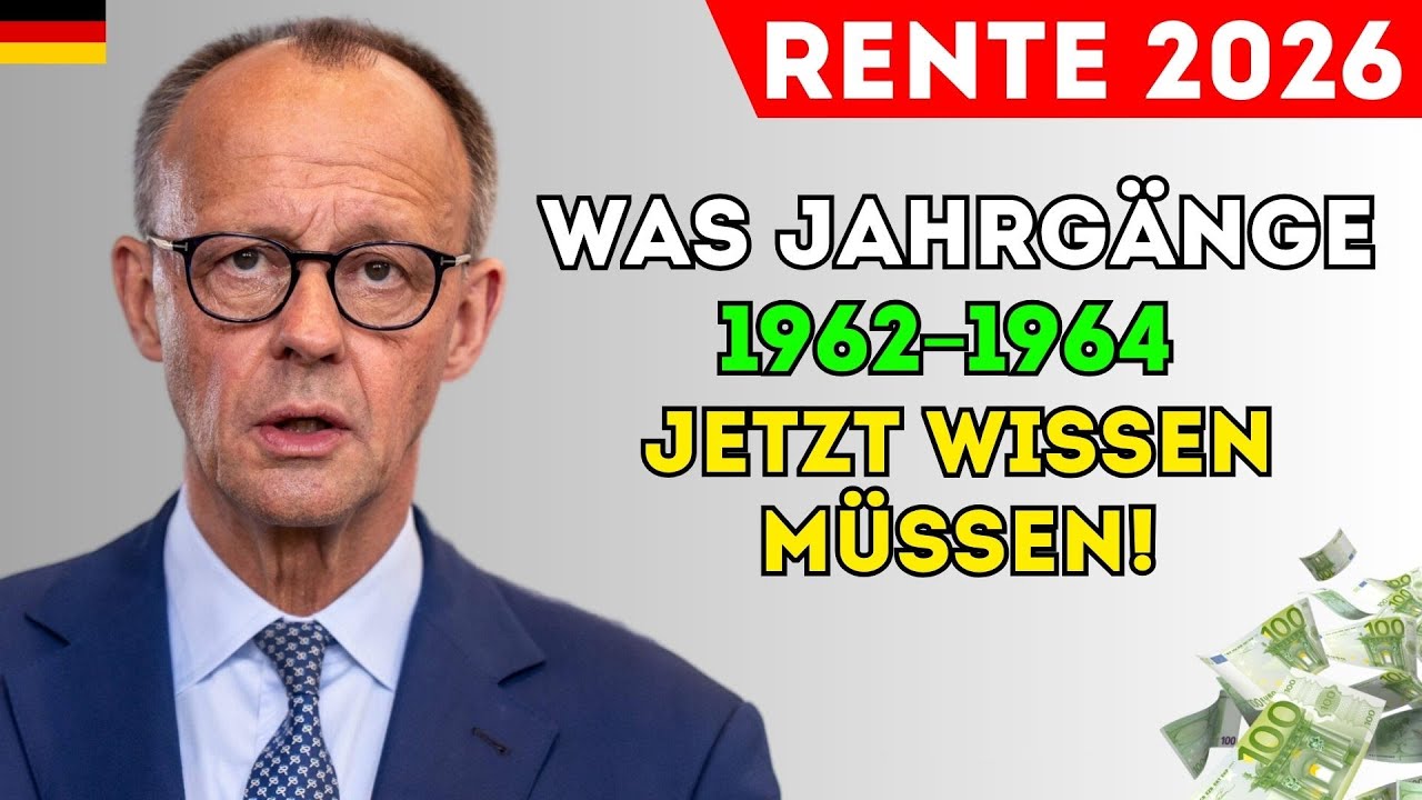 Geburtsjahr 1962&ndash;1964? So &auml;ndern sich eure Renten ab 2026!