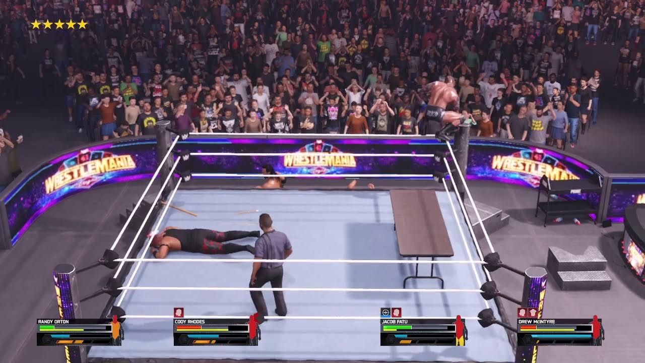 Cody Rhodes vs.Randy Orton Jacob Fatu Drew McIntyre’s Undisputed WWE Champion  WrestleMania 42