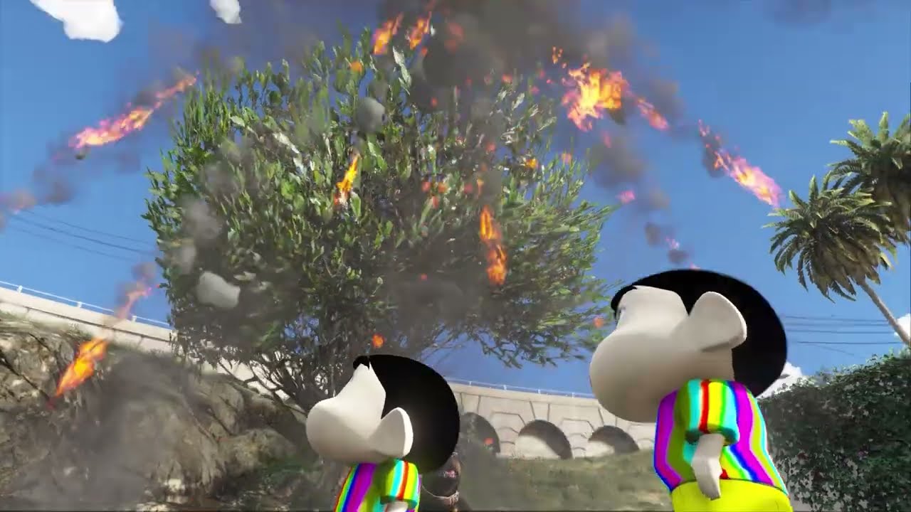 GTA 5 : SHINCHAN AND PINCHAN FOUND A BIG HOLE OUTSIDE FRANKLIN'S HOUSE 😯