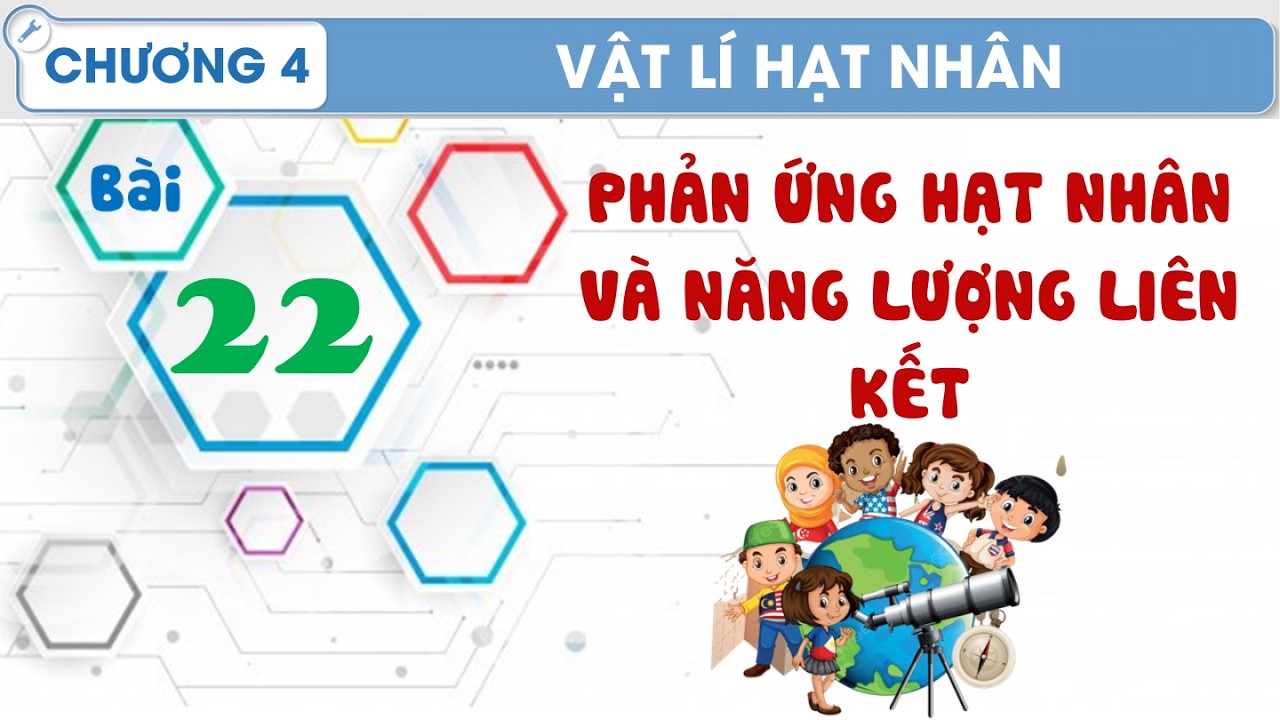 Vật Lý 12 |Chương 4| Bài 22:  PHẢN ỨNG HẠT NHÂN VÀ NĂNG LƯỢNG LIÊN KẾT