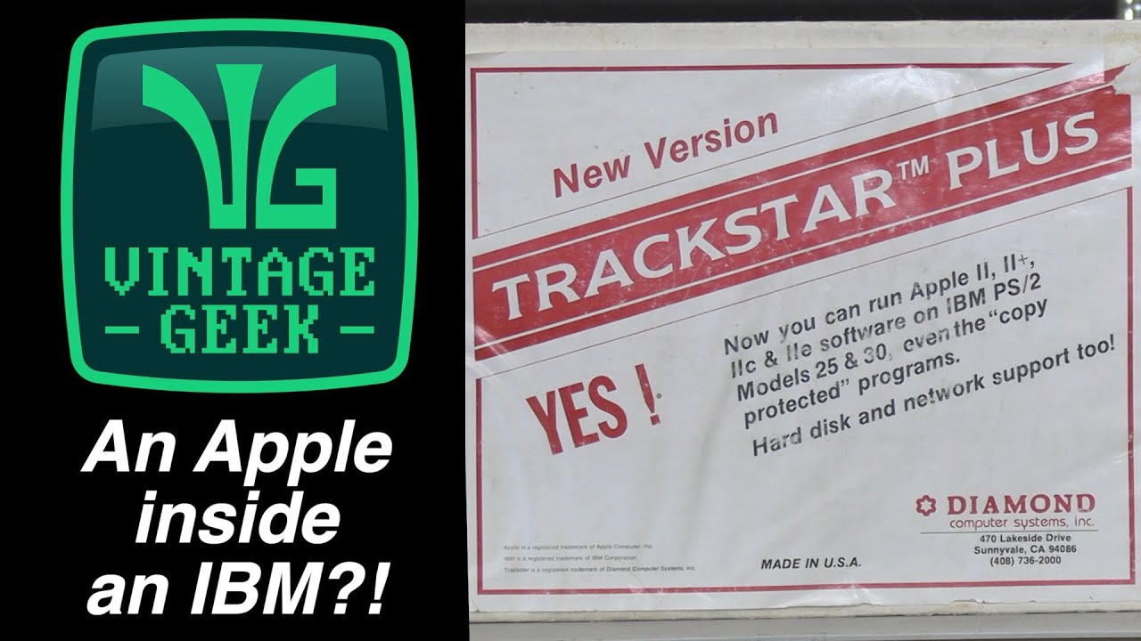 Putting an Apple II inside an IBM with the Trackstar Plus