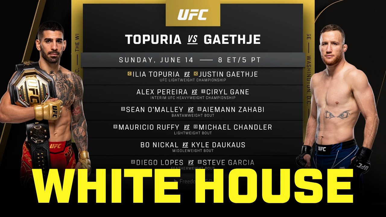 Объявлен состав участников турнира UFC 