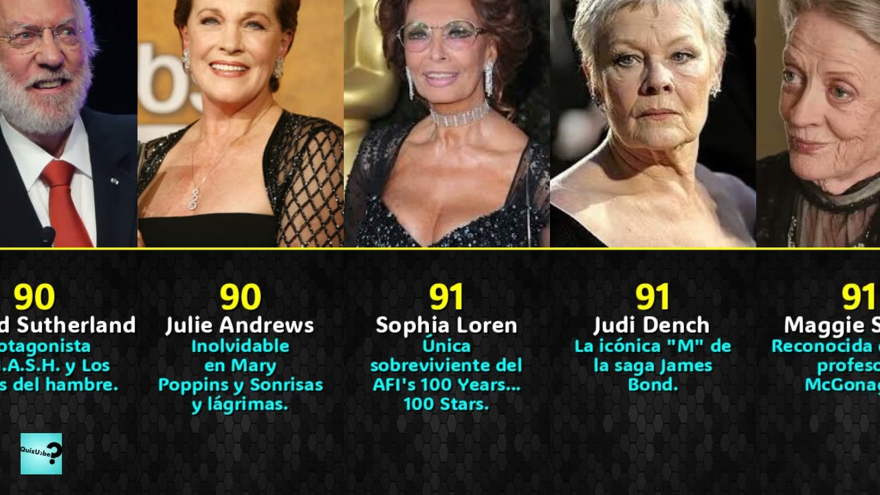 30 leyendas del cine que no creerás cuántos años tienen