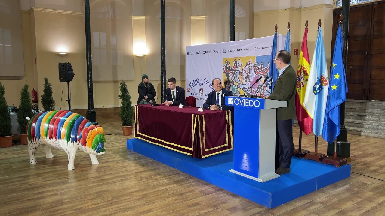Presentación Feira do Cocido en Oviedo