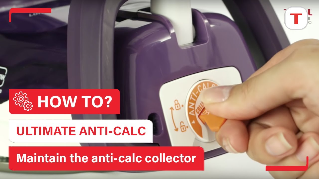 How to empty and clean the exclusive anti-calc collector of Ultimate Anti-calc | Tefal