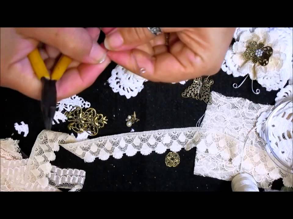 Shabby Chic Doily Butterfly Tutorial - jennings644