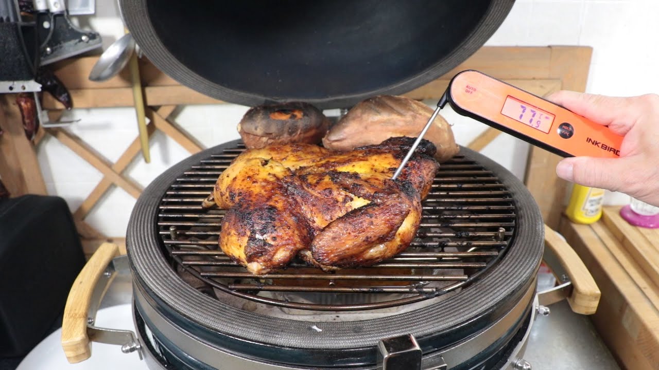 Leçon de cuisine au Kamado : Poulet grillé  Rock and roll, sauce sweet relish