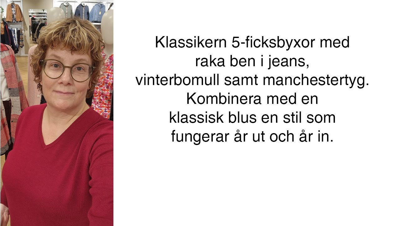 Klassikern 5-ficksbyxor med raka ben i jeans