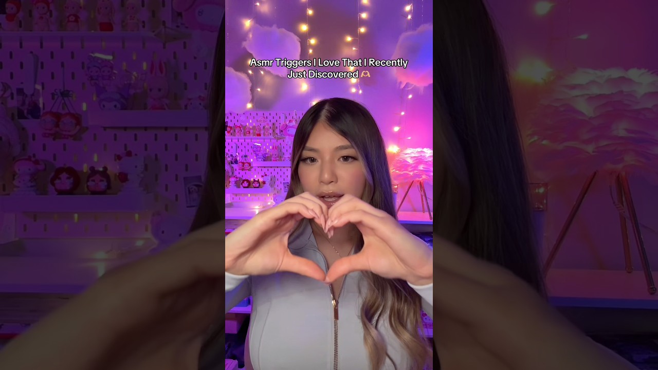 Триггеры ASMR, которые мне очень нравятся, я их недавно открыла для себя 😍 #asmr