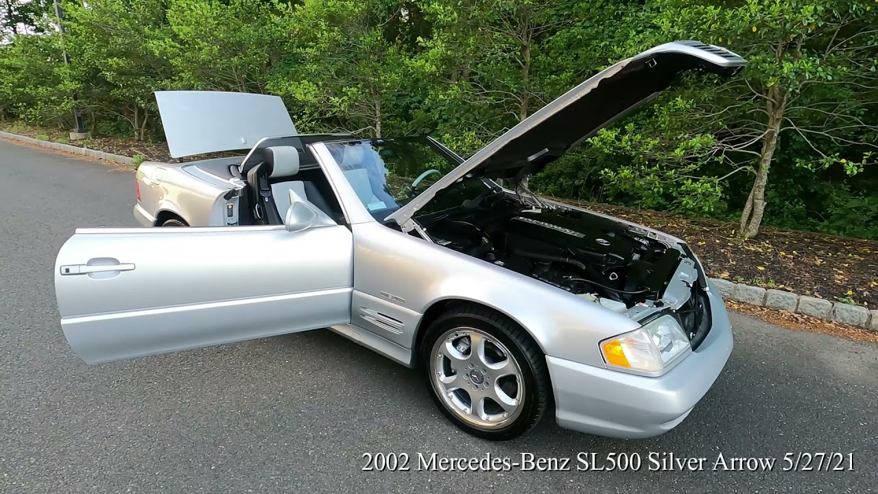 2002 Mercedes-Benz SL500 Silver Arrow 5/27/21