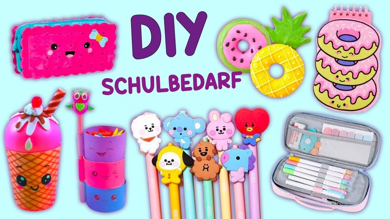 25 DIY-IDEEN F&Uuml;R SCHULMATERIAL - ZUR&Uuml;CK ZUR SCHULE