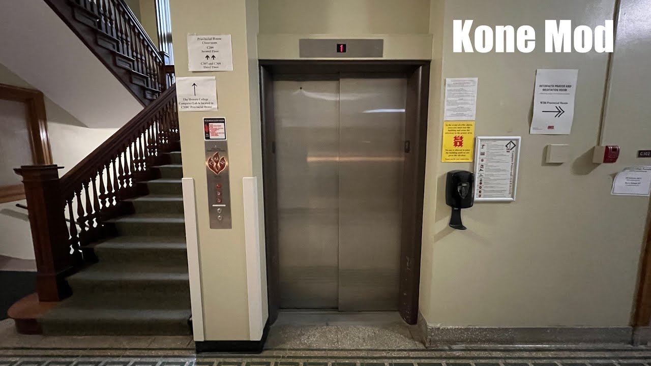 Modernized Otis Traction Elevator at the UMSL Provincial House