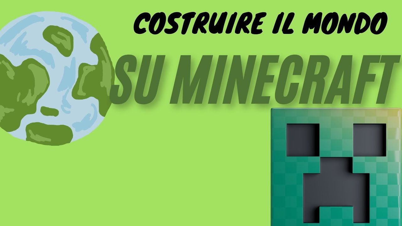 vedo il MONDO in  costruzione su MINECRAFT