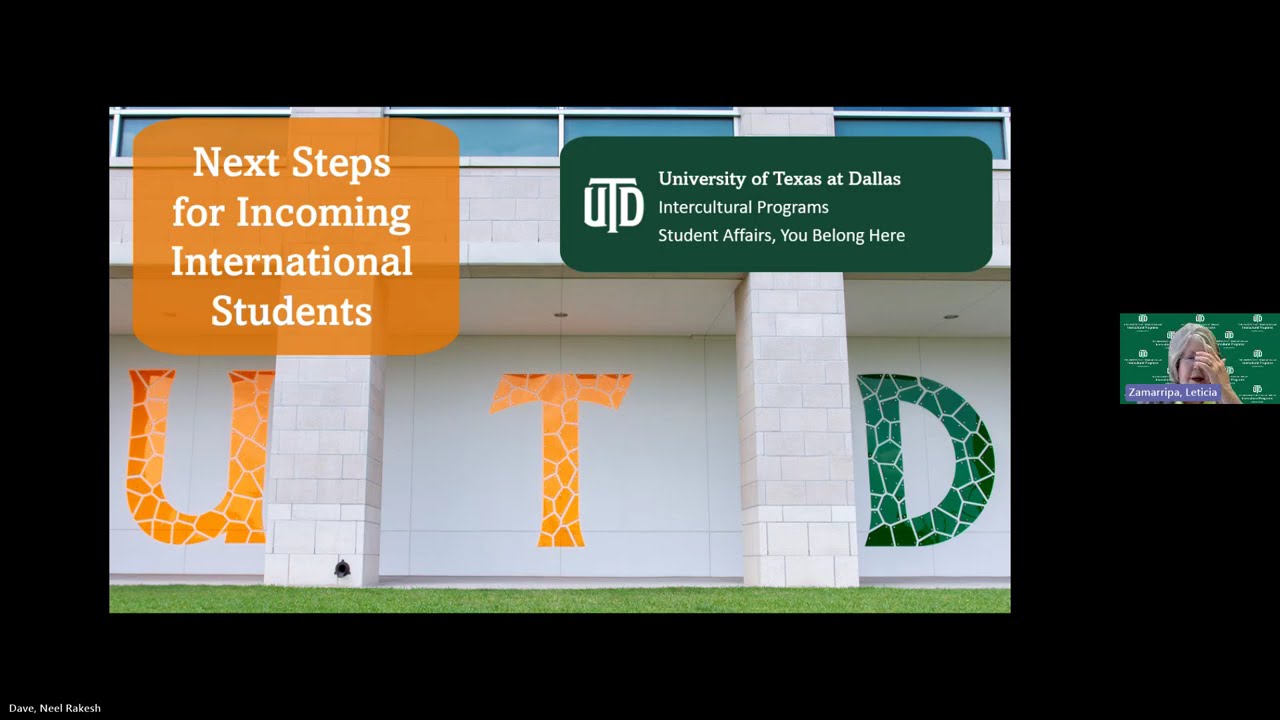 Next Steps for Incoming International Students