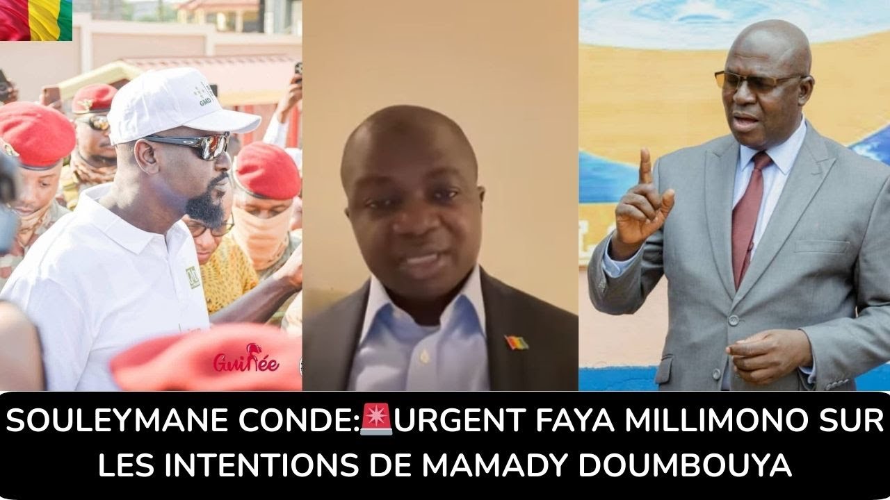 SOULEYMANE CONDE:🚨URGENT FAYA MILLIMONO SUR LES INTENTIONS DE MAMADY DOUMBOUYA @FIERGUINEE-10