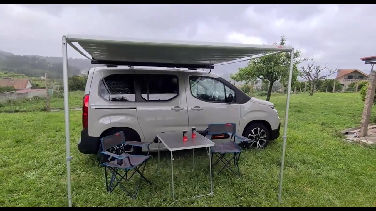 Micro camper side awning, car camping side awning, Fiamma F35 Pro
