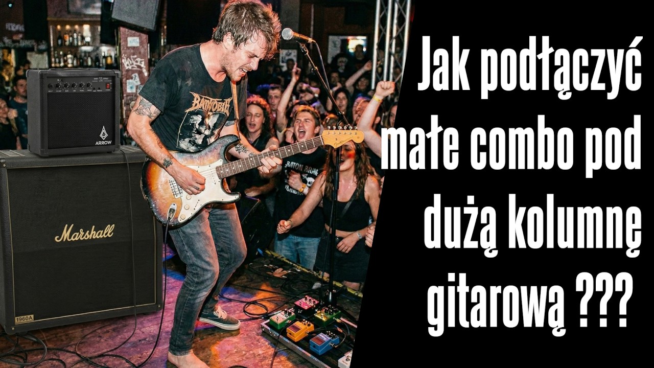 Jak podłączyć małe combo gitarowe pod dużą paczkę??? - Arrow Firtst Strike - FOG