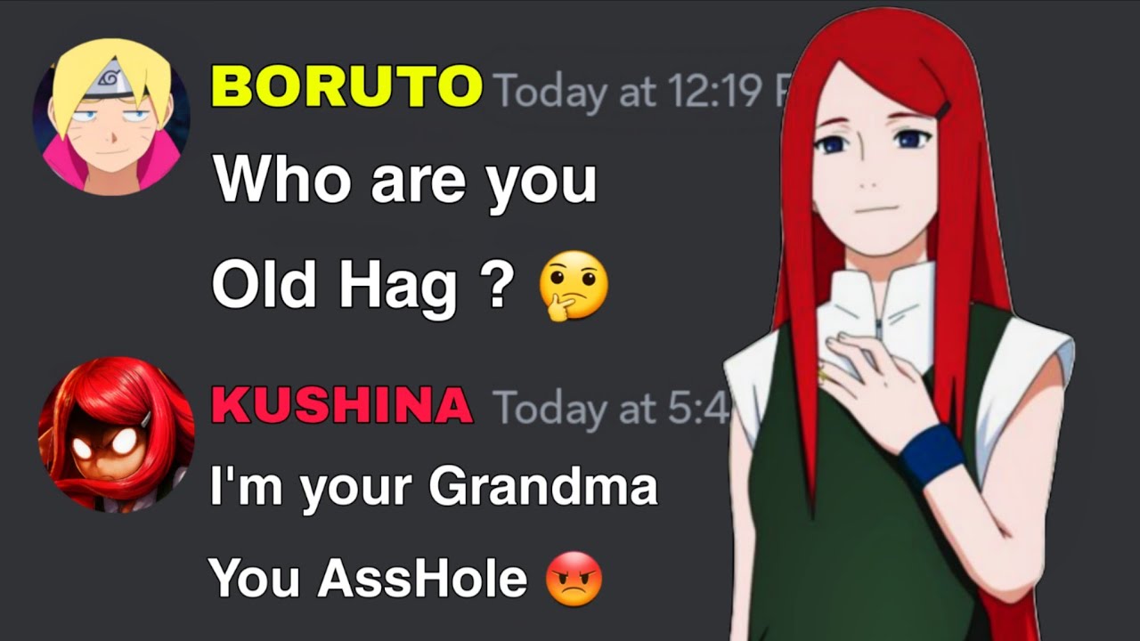 If Boruto meet Kushina | Naruto discord server