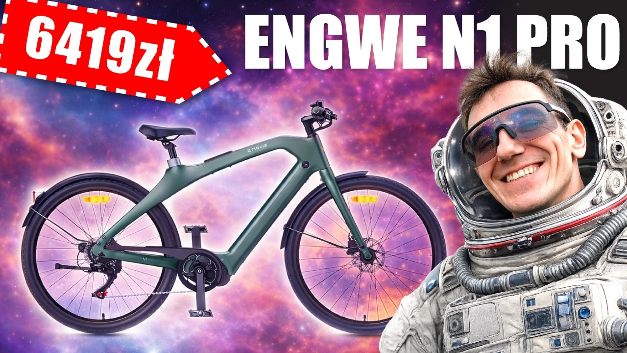 Kosmiczny eBike skrajności 🚀 Karbonowy ENGWE N1 PRO