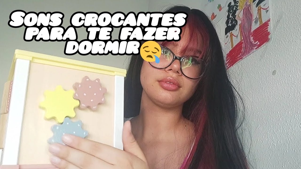 ASMR sons CROCANTES para te fazer dormir como um BEBÊ :)