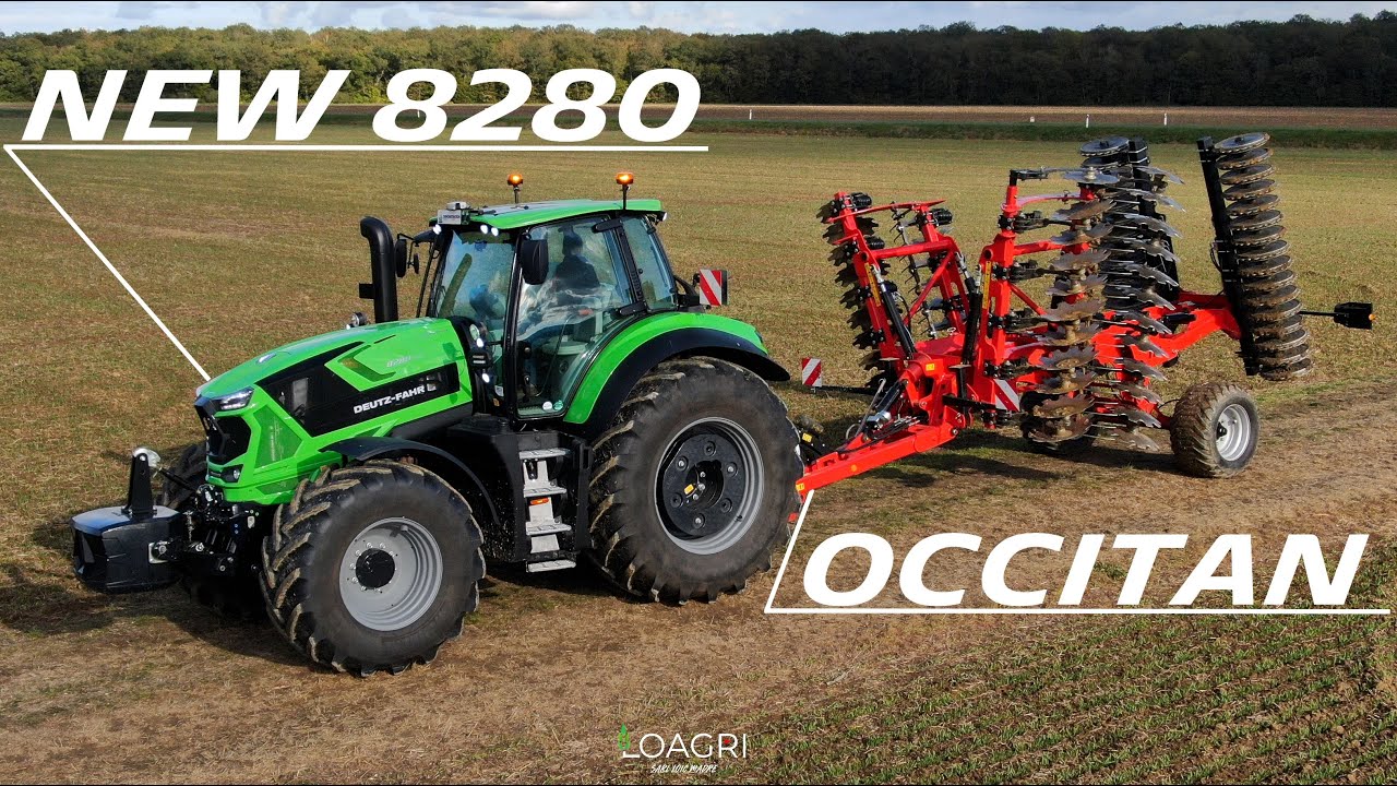 💪Un DÉCHAUMEUR ROBUSTE & PERFORMANT derrière le NOUVEAU DEUTZ 8280 en DÉMO + Xérion 5000 ! 😱
