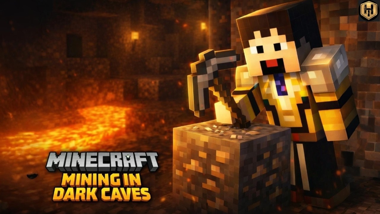 Mining Iron in Dark Caves! 🔥 Minecraft Survival Adventure