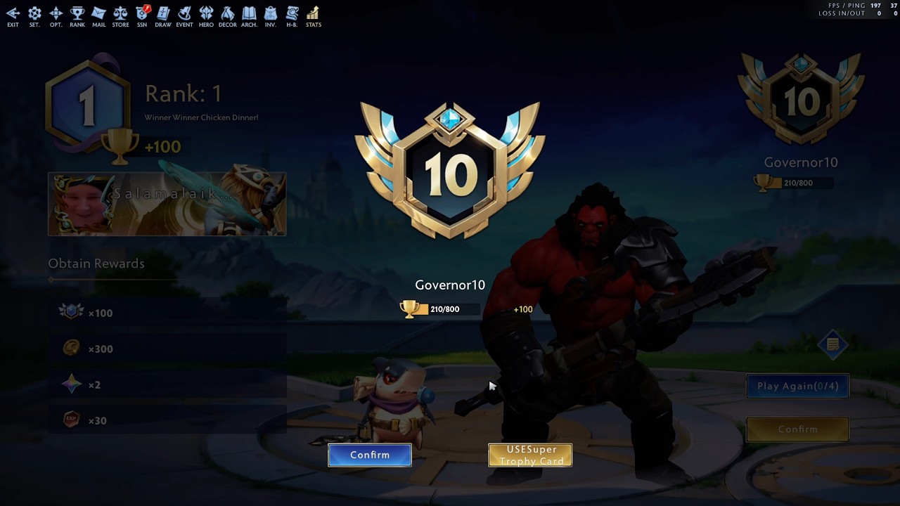Auto Gladiators - Axe Shield + Regen + Crit