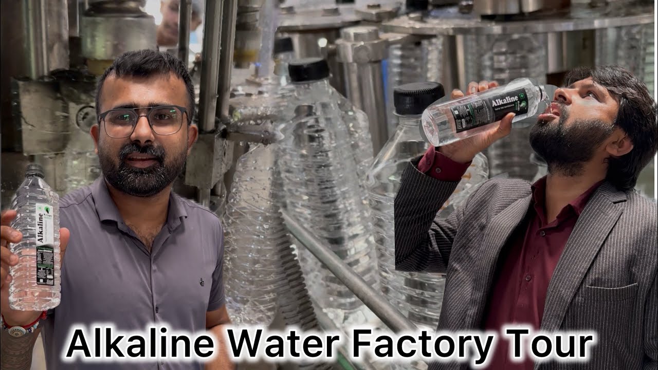 Alkaline Krispy Water Factory Tour | Benefits of Alkaline Water vs Mineral Water