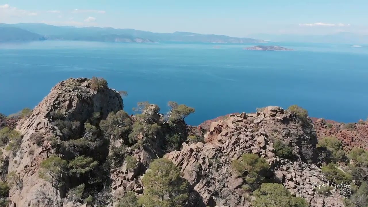 Methana Volcano in Cinematic View (DJI Mavic Air) 
