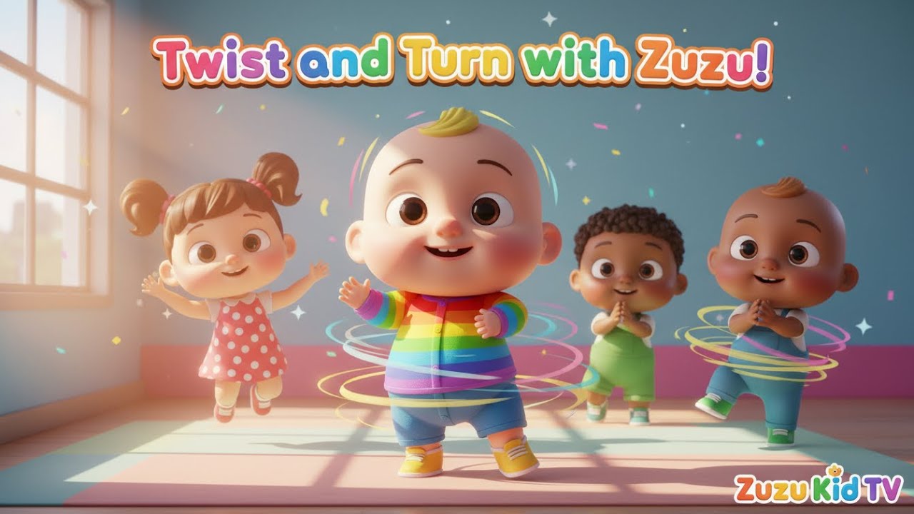 Twist and Turn with Zuzu – Nursery Rhyme, Movement Fun, and Toddler Play