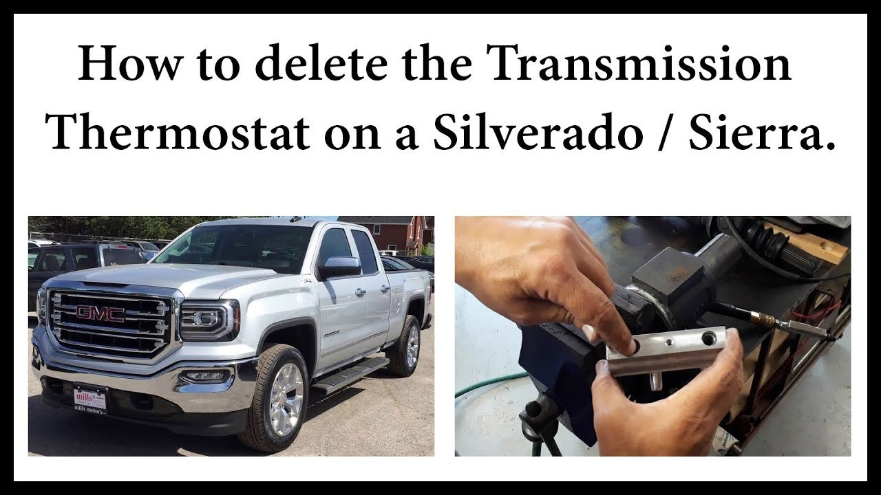 DIY How to delete Transmission Thermostat on a 8L90 Silverado / Sierra.