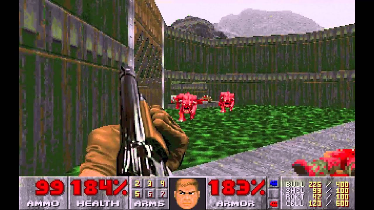 The Ultimate DOOM - E1M6: Central Processing (1994) [MS-DOS]