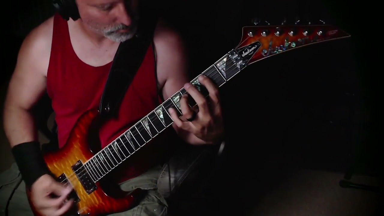 Twisted Sister - We're Not Gonna Take It (guitar cover + solo)