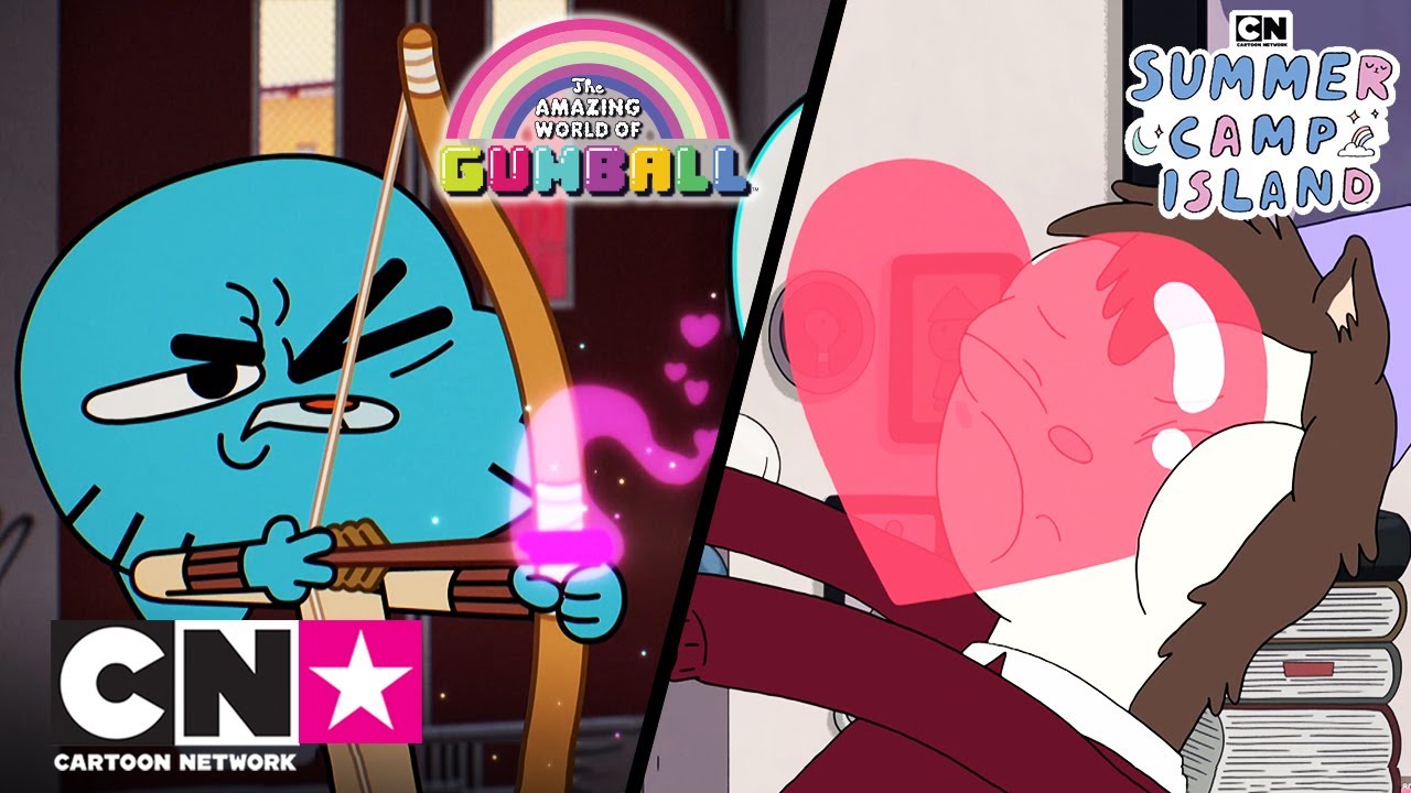 Gumball + Zomer Kamp Eiland | Koppelen en verliefdheid | Cartoon Network