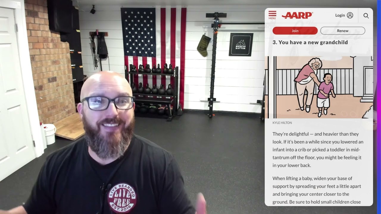 AARP Article Review: Low Back Pain Causes (#1 - REALLY?!?! Oh Boy!)