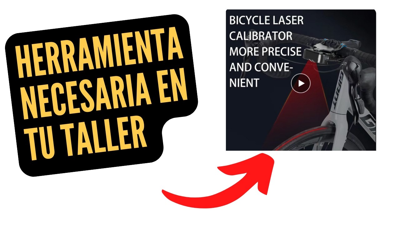 TODOS NECESITAN ESTA HERRAMIENTA DE BICICLETA, CALIBRADOR LASER