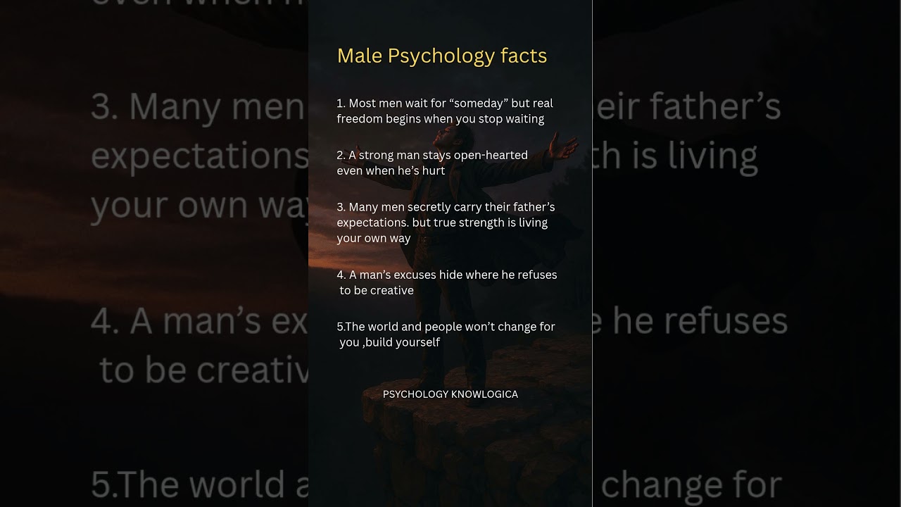 Male Psychology Explained | Men Behaviour.