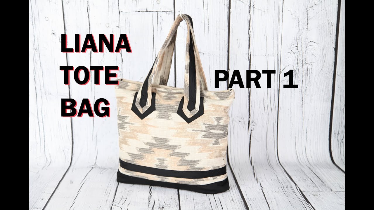 LIANA 1 - HAND BAG TOTEBAG - ZIP POCKETS / DIY Bag Vol 23A